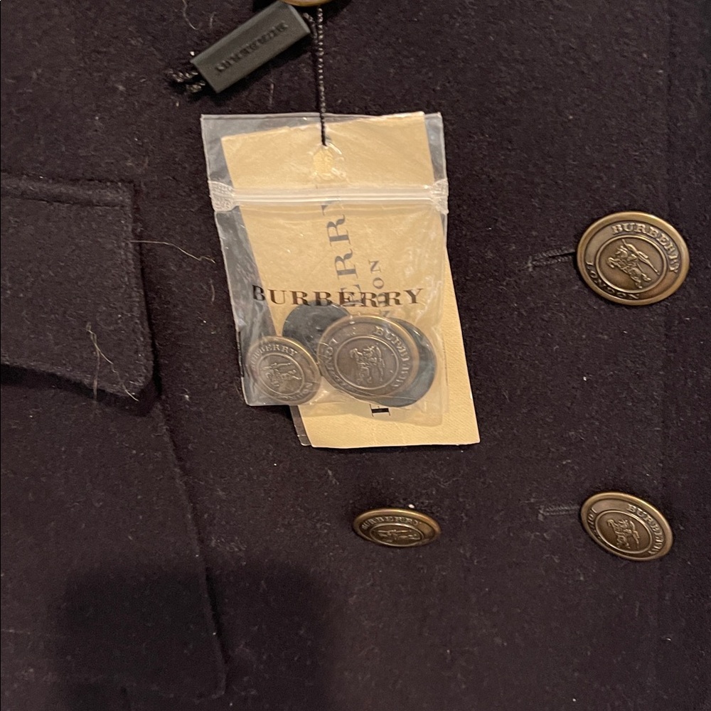 Burberry Black Double-Breasted Blazer size 14 slim fit used 5 times - Picture 10 of 14